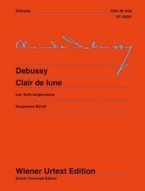 Debussy: Clair de Lune for Piano published by Wiener Urtext
